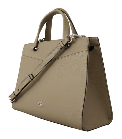 Karl Lagerfeld Enchanting Sage Green leren tas