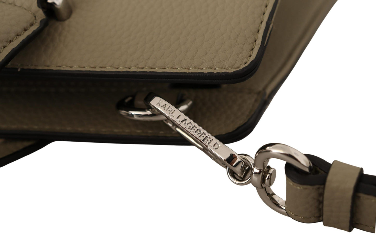 Karl Lagerfeld Enchanting Sage Green leren tas