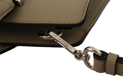 Karl Lagerfeld Enchanting Sage Green leren tas