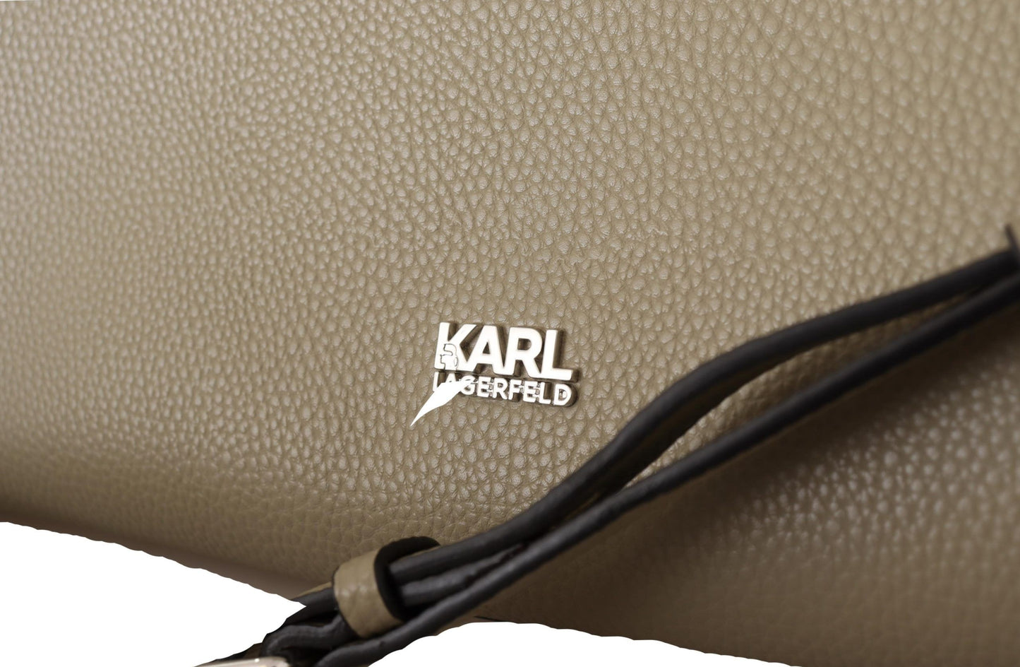 Karl Lagerfeld Enchanting Sage Green leren tas