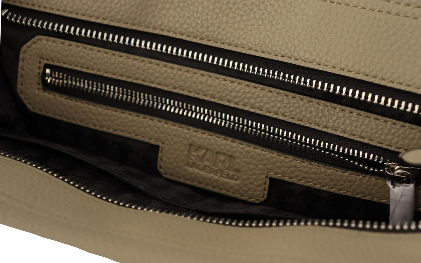 Karl Lagerfeld Enchanting Sage Green leren tas