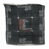 Foulard en laine gris foncé de marque Costume National
