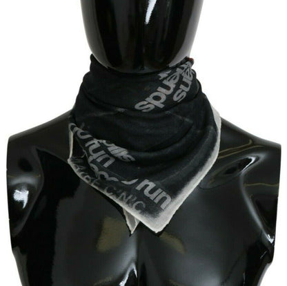 Foulard en laine gris foncé de marque Costume National