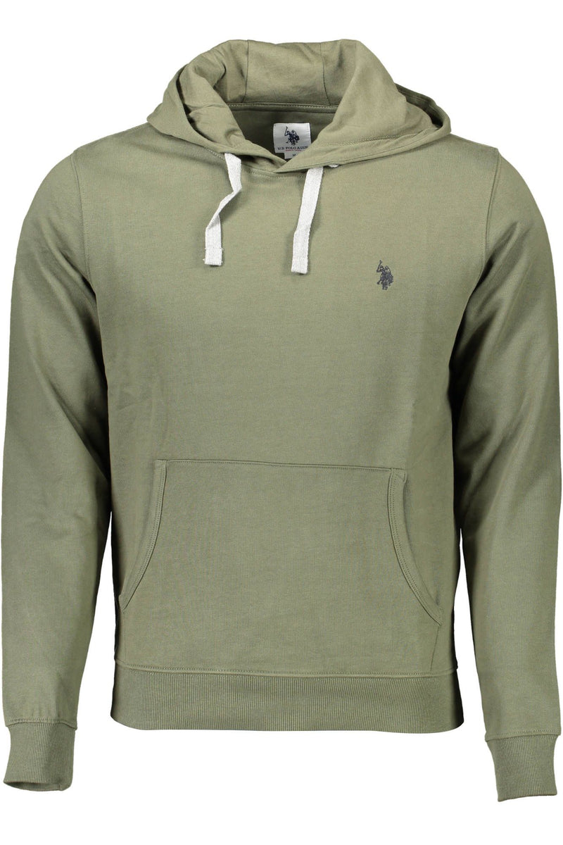 US POLO ASSN. Groene katoenen herensweater