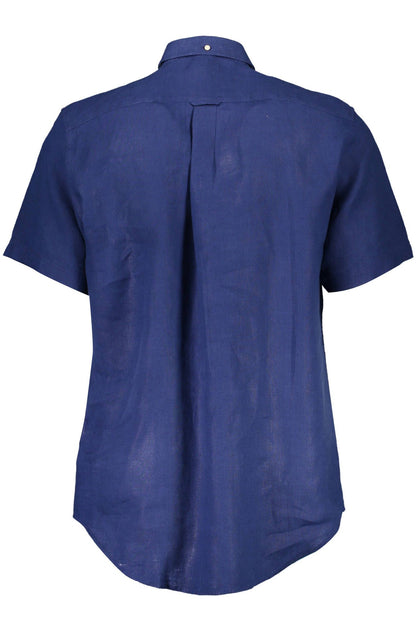 Gant Elegant Blauw Katoenen Overhemd met Knopen