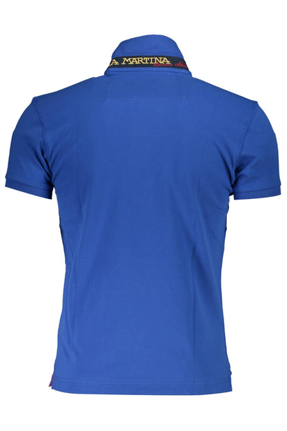 La Martina Slim Fit geborduurde polo met contrasterende details