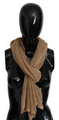 Foulard châle d'hiver marron GF Ferre