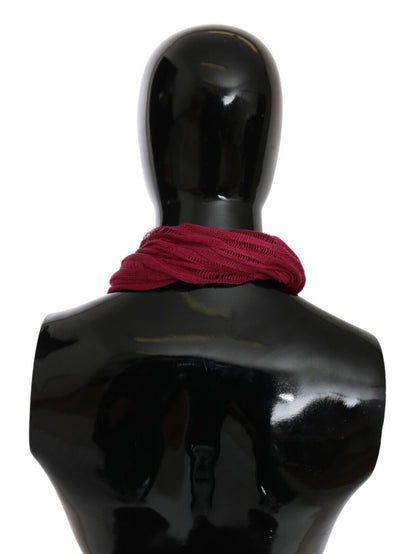 Foulard châle bordeaux John Galliano