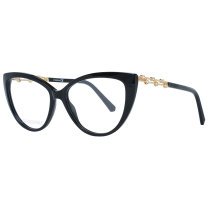 Swarovski Elegante Zwarte Cat Eye Designer Bril