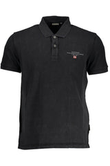 Polo Napapijri Classic Noir Brodé