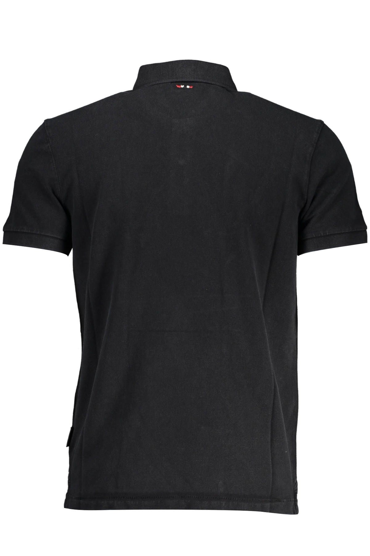 Polo Napapijri Classic Noir Brodé