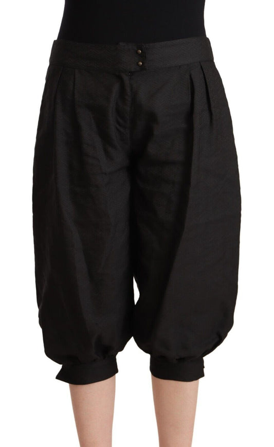 GF Ferre Zwarte Cropped Harembroek van Viscose