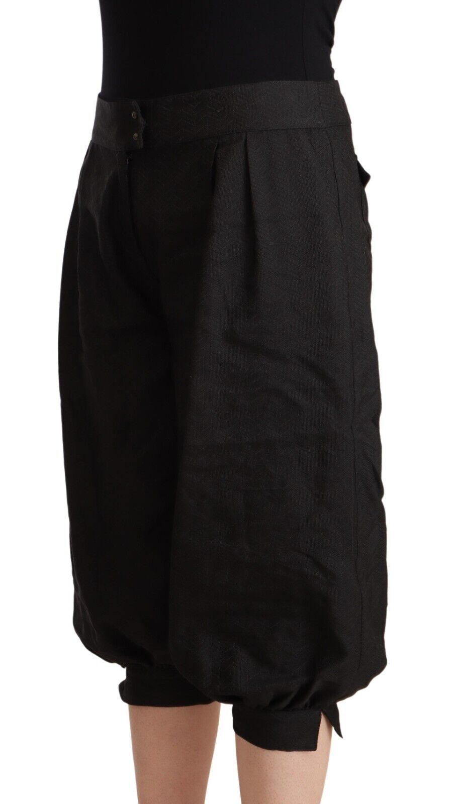 GF Ferre Zwarte Cropped Harembroek van Viscose