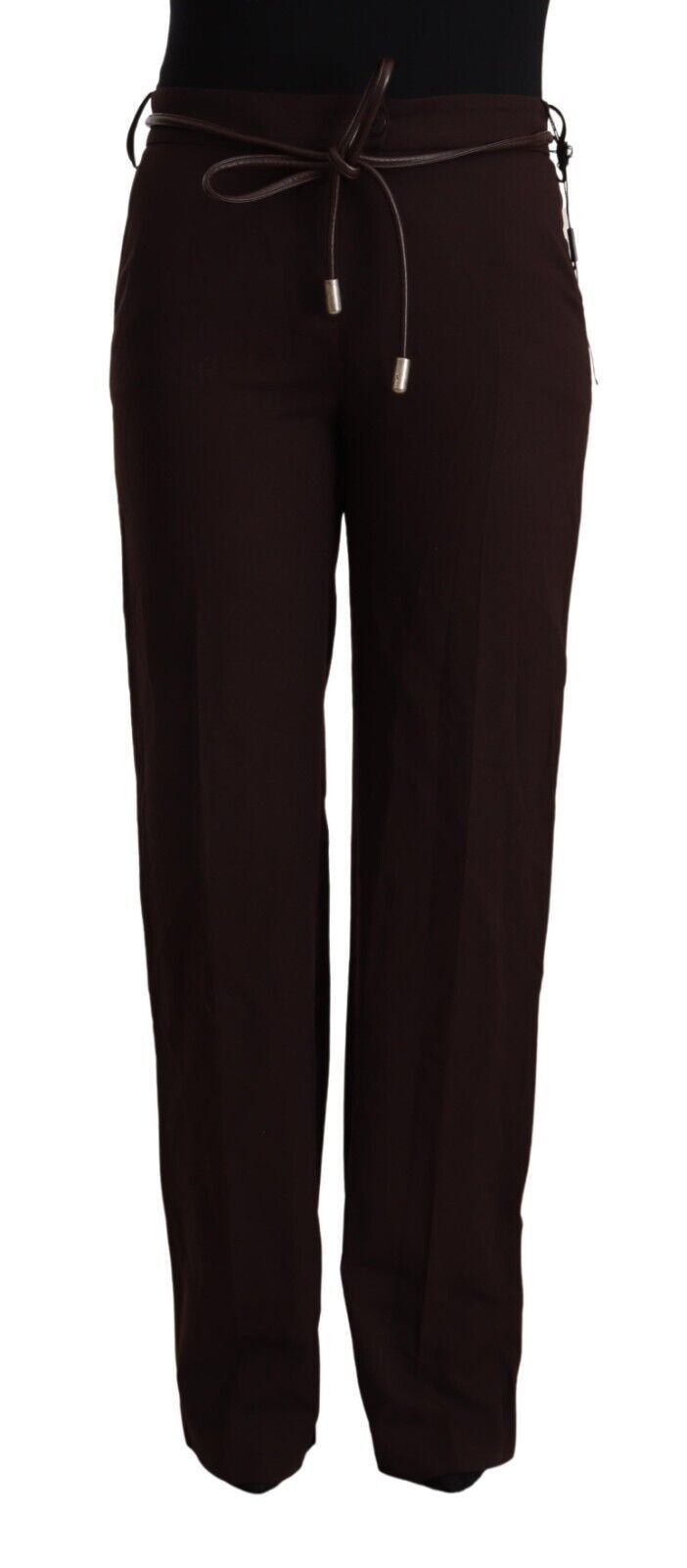 Patrizia Pepe Pantalons Formels Noirs Taille Haute Droits