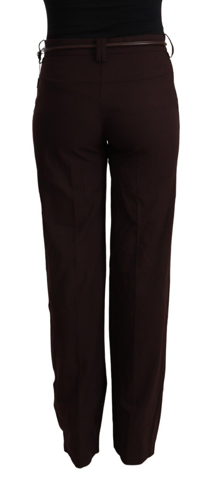 Patrizia Pepe Pantalons Formels Noirs Taille Haute Droits