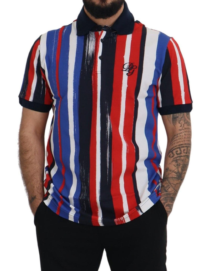 Dolce &amp; Gabbana Multicolor Katoenen Poloshirt T-shirt