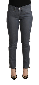 Jeans Skinny en Denim Gris Levi's en Coton