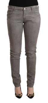 Acht Gray Low Waist Skinny Push Up Denim Jeans