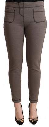 Pantalons Croisés John Galliano en Coton Gris pour Femme