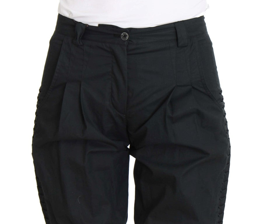Pantalon 3/4 en coton bleu d'Ermanno Scervino