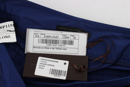 Shorts Bermuda bleus au-dessus du genou d'Ermanno Scervino