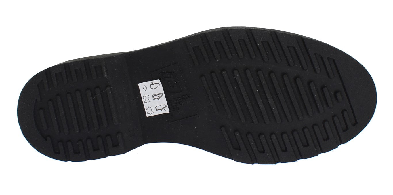 AI_ Chaussures en cuir marron gris à lacets
