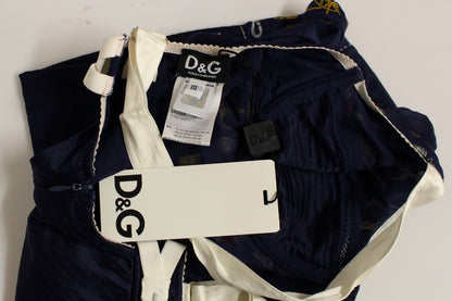 Dolce & Gabbana Blauwe Tanktop met Zeilermotief