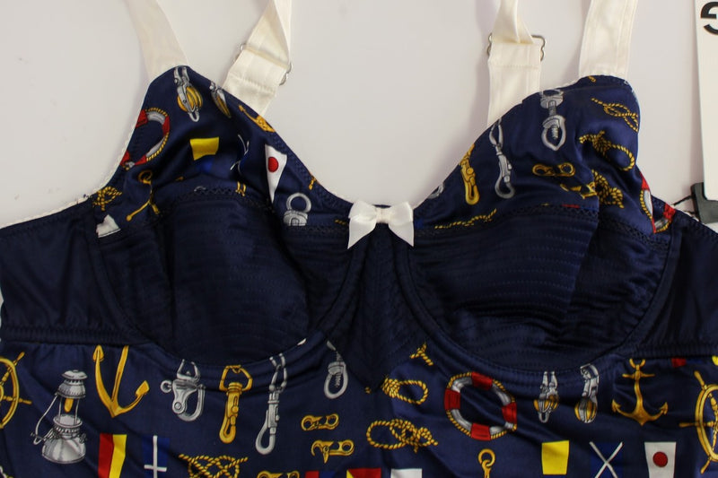 Débardeur bleu à motif marin de Dolce &amp; Gabbana