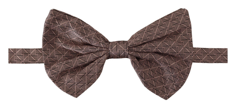 Nœud papillon ajustable Dolce &amp; Gabbana à imprimé fantaisie gris