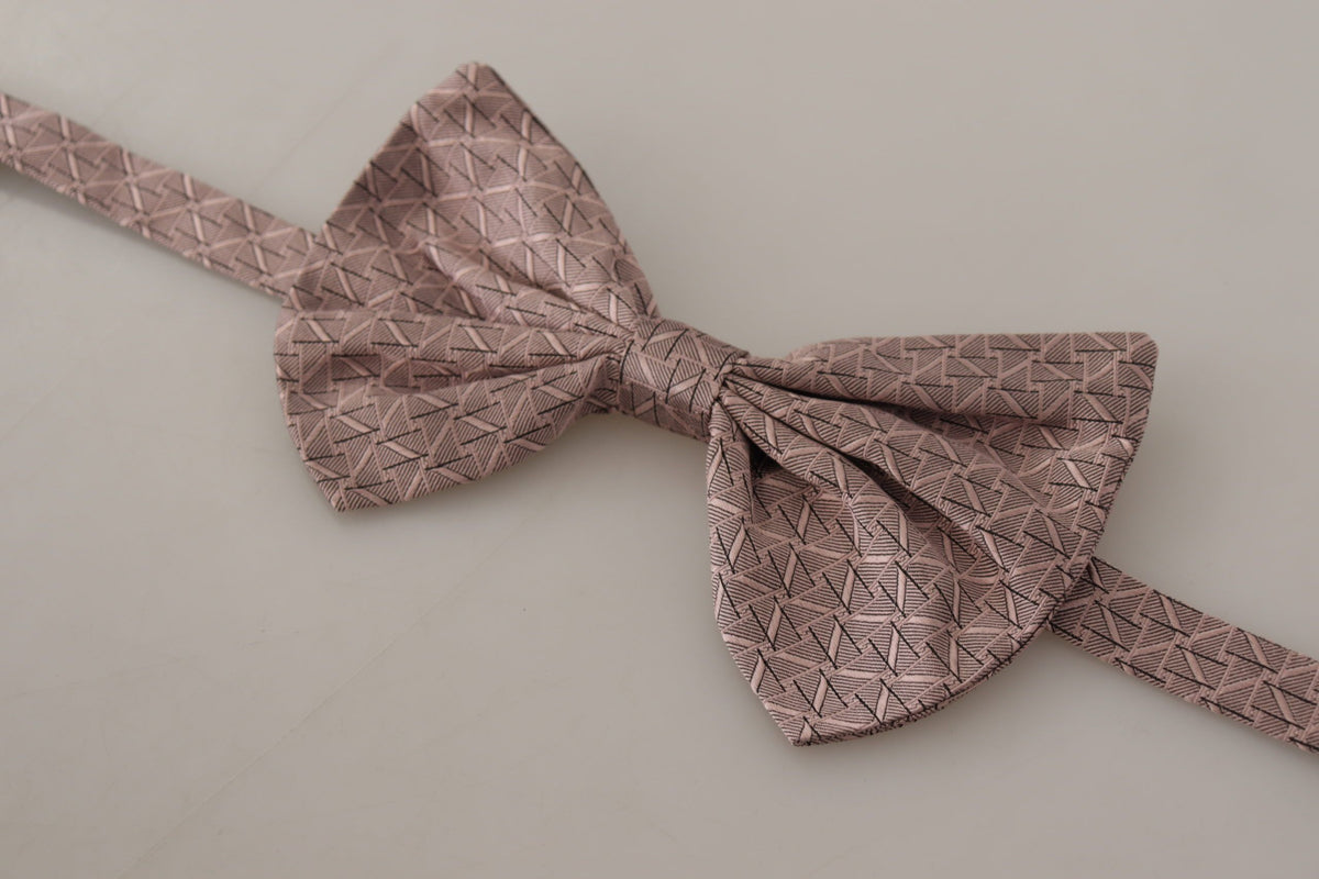 Nœud papillon ajustable Dolce &amp; Gabbana à imprimé fantaisie gris