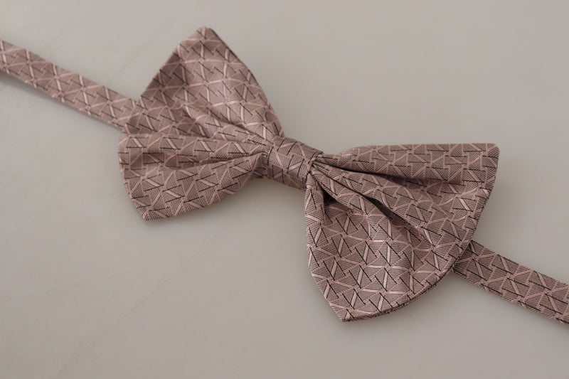 Nœud papillon ajustable Dolce &amp; Gabbana à imprimé fantaisie gris