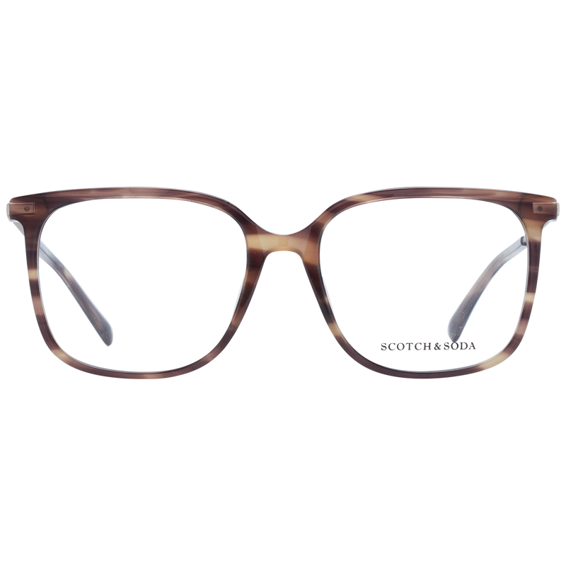 Scotch & Soda Brown Women Frames - Chic Square Acetate Glasses