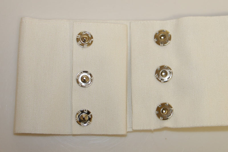Ceinture large en laiton et cristaux blancs Dolce &amp; Gabbana
