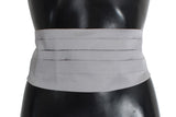 Ceinture en soie grise Dolce &amp; Gabbana