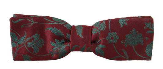 Nœud papillon ajustable à motif marron Dolce & Gabbana