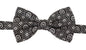 Cravate papillon ajustable Dolce & Gabbana noire et blanche 100 % soie