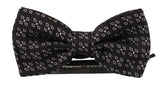 Cravate papillon 100 % soie à pois noirs et blancs Dolce &amp; Gabbana