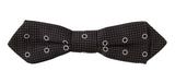Cravate papillon 100 % soie à pois noirs et blancs Dolce &amp; Gabbana