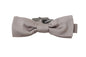 Dolce & Gabbana Silver 100% Silk Slim Adjustable Neck Papillon Tie