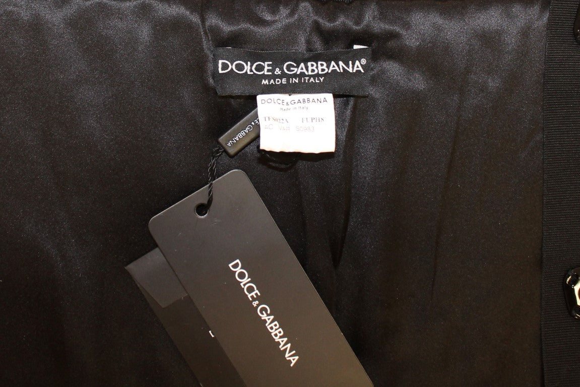 Foulard en fourrure de vison violet Dolce &amp; Gabbana