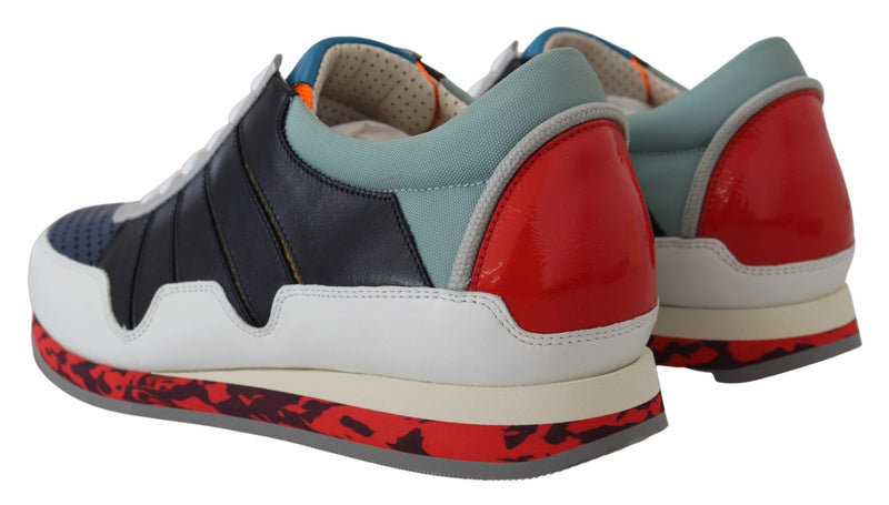 Dolce & Gabbana Sportieve Lage Sneakers van Multicolour Leder