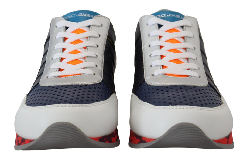 Dolce & Gabbana Sportieve Lage Sneakers van Multicolour Leder