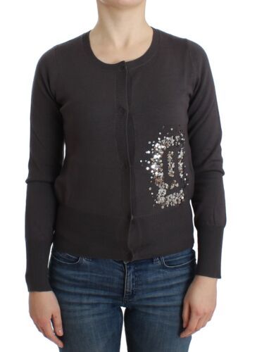 Cardigan en Laine Violet à Sequins John Galliano