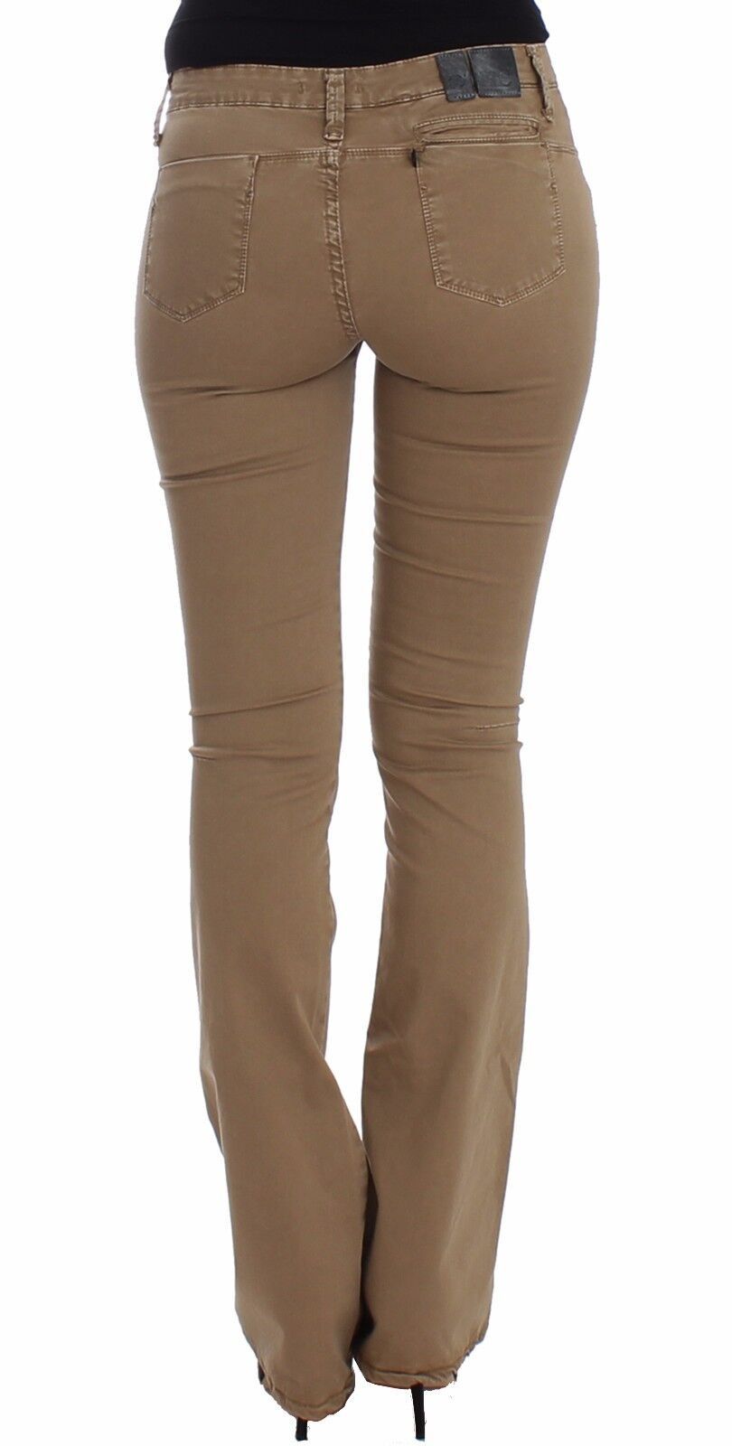 Costume National Jeans Femme Beige Droit - Élégance et Confort
