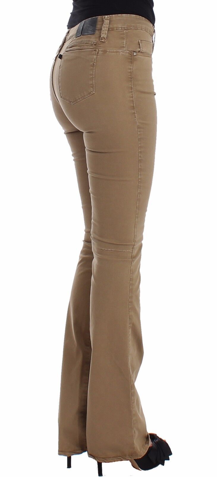Costume National Jeans Femme Beige Droit - Élégance et Confort