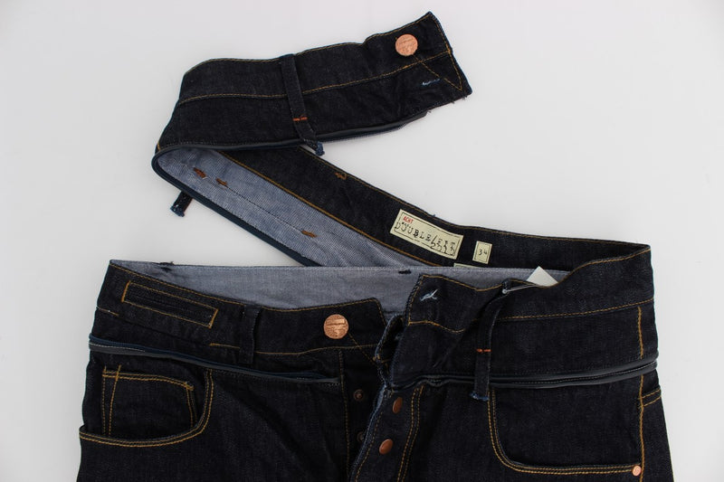 Acht Blue Cotton Regular Straight Fit Jeans - Stylish Comfort