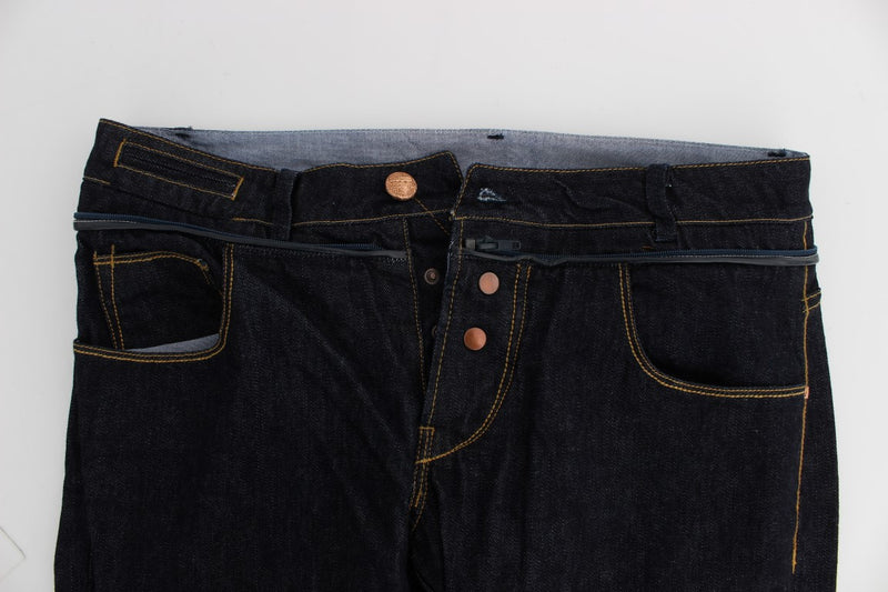 Acht Blue Cotton Regular Straight Fit Jeans - Stylish Comfort