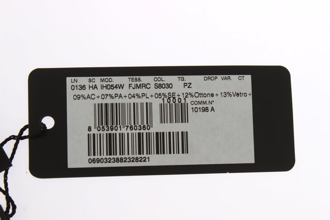 Cache-oreilles en fourrure de renard gris et cristaux Dolce & Gabbana