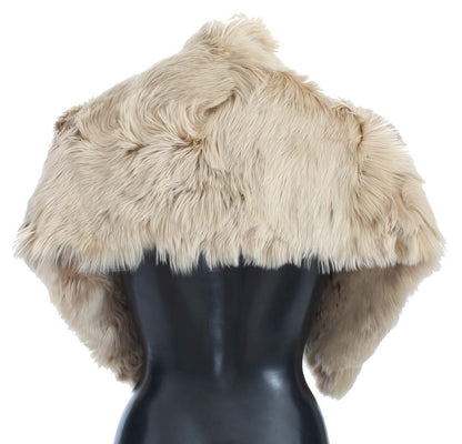 Dolce &amp; Gabbana Beige Alpaca Kraag Sjaal
