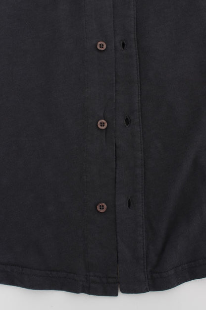 Chemise décontractée à manches longues en coton gris Alpha Massimo Rebecchi